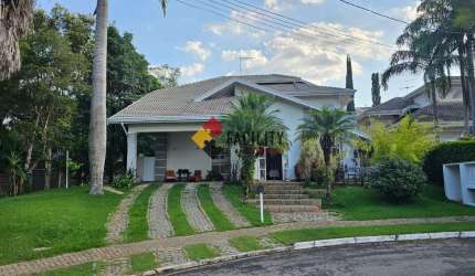 Casa em condomínio fechado com 4 quartos para alugar na Avenida Nelson Martini, 19, Villa Lombarda, Valinhos, 355 m2 por R$ 23.000