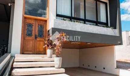 Casa em condomínio fechado com 3 quartos à venda na Rua Sebastião Maurício de Oliveira, 208, Loteamento Park Gran Reserve, Indaiatuba, 194 m2 por R$ 1.300.000