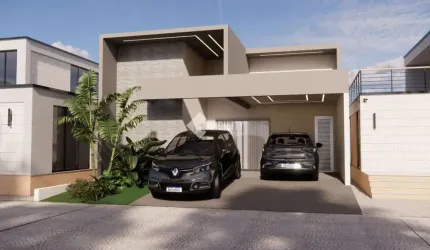 Casa em condomínio fechado com 3 quartos à venda na Avenida Presidente Juscelino Kubitschek de Oliveira, 177, Parque Brasil 500, Paulínia, 140 m2 por R$ 1.195.000