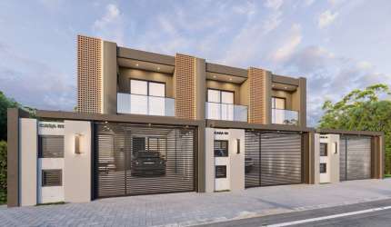 Sobrado com 3 dormitórios, sendo 1 suíte, 115,50 m² de área privativa, bairro Itacolomi - Balneário Piçarras/SC