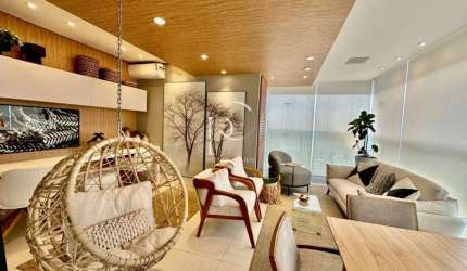 Apartamento de Luxo à Venda no Gonzaga com 2 Suítes e 2 Vagas de Garagem  Santos-SP