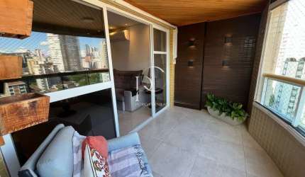 Apartamento de Luxo no Gonzaga: 3 Quartos, 3 Suítes, 5 Banheiros, 2 Vagas - 163m² - Santos-SP