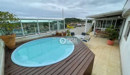 Cobertura com 03 Quartos com Piscina e Churrasqueira em Itaipu - Niterói/RJ!