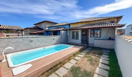 Casa maravilhosa dentro de condomínio com praia Orla 500 em Tamoios - Cabo Frio.