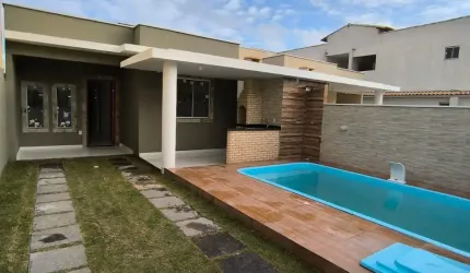 Casa em condomínio fechado com 2 quartos à venda na Rua Jasmim, 23, Terramar (Tamoios), Cabo Frio, 90 m2 por R$ 300.000
