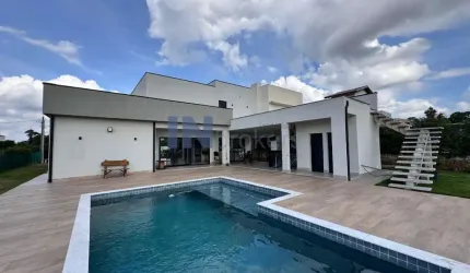 Linda casa de condomínio à venda em Itupeva-SP, Colinas de Inhandjara: 3 quartos, 3 suítes, 3 salas, 5 banheiros, 6 vagas, 320m²!
