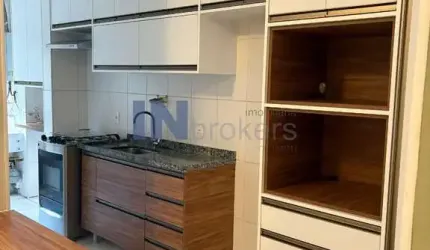 Excelente apartamento no Residencial Flex ,Jundiaí/SP, 67m2, 2 dormitórios, varanda, área de lazer completa com piscina,  sauna,  playground, academia