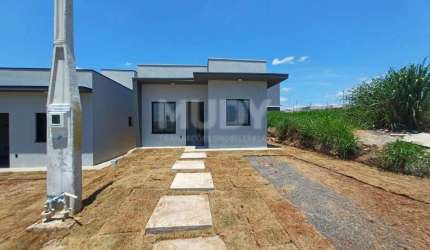 Casa nova com 2 dorms sendo 1 suíte, em terreno de 150m² na cidade de Inaiatuba/SP