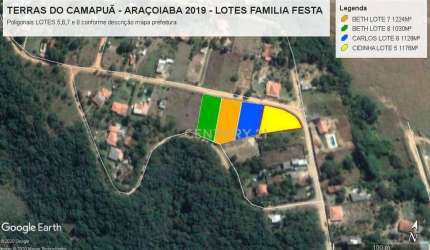 Terreno à venda, 4559 m² por R$ 730.000,00 - Terras de Camapuã - Araçoiaba da Serra/SP