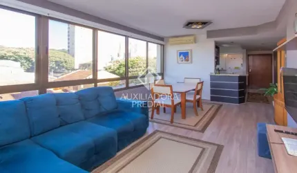 Apartamento Mobiliado com Suíte, Lareira e Churrasqueira no Petrópolis – Entregue Como Nas Fotos!