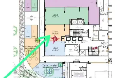 Loja comercial - Costa Norte - Jardim Aquarius - 51m²