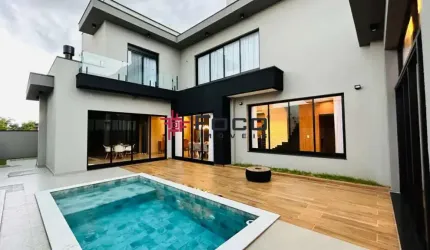 Sobrado no  Condomínio Mont Blanc / 04 Dormitórios / 04 Suítes / 464M²TE / 323M²AC / São José dos Campos