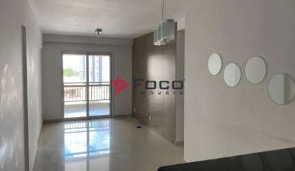 Apartamento à venda, 80m2, 3 dormitórios, churrasqueira na varanda - Jardim Aquarius