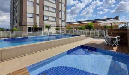 Ed. Nova Granja (161/B) - 2 dorms, varanda fechada vidro, vista Fazendinha!