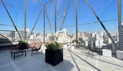 Apartamento com 1 dormitorio para alugar, 32 m2 por R$ 5.124,37/mes - Consolacao - Sao Paulo/SP