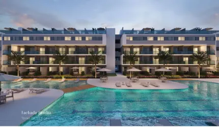 Apartamento apenas a 500 m do mar em Carneiros