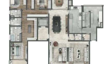 Imóvel para venda possui 308 metros quadrados com 4 quartos em Vila Clementino - São Paulo - SP