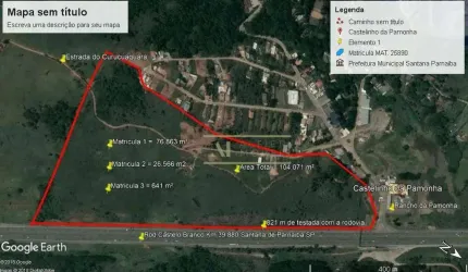 Área à venda, 109000 m² por R$ 21.800.000,00 - Cururuquara - Santana de Parnaíba/SP