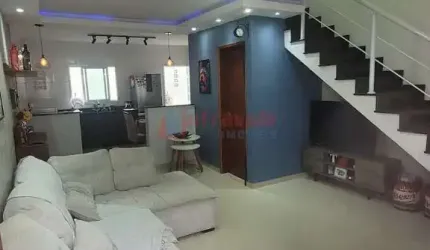 Sobrado de Condomínio com 2 quartos, Praia das Palmeiras, Caraguatatuba - R$ 530 mil, Cod: 13969