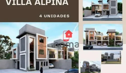 Sobrado com 3 dormitórios à venda, 165 m² por R$ 1.210.000,00 - Atuba - Curitiba/PR