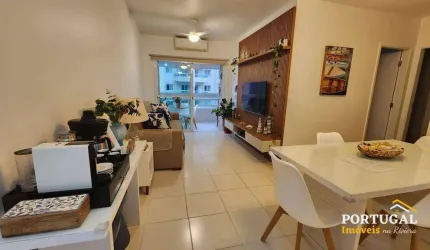 Apartamento à venda na Riviera de São Lourenço | Mobiliado - 71m² Área Útil - 2 Dormitórios sendo 1 Suíte | 1 Vaga de Garagem - Varanda