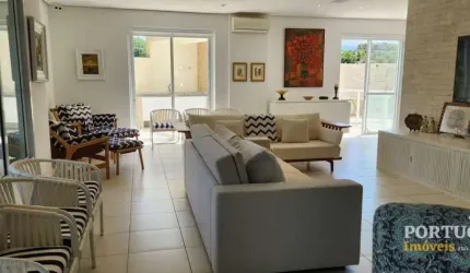 Apartamento à Venda em Condomínio Pé na Areia Frontal na Praia da Riviera de São Lourenço | 330m², 4/2 Suítes, 3 Vagas | Ótima Privacidade, Piscina