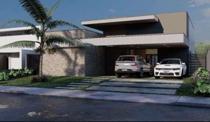 Casa Alto Padrão para Venda em Votorantim, Alphaville Nova Esplanada 3, 3 dormitórios, 3 suítes, 4 banheiros, 4 vagas