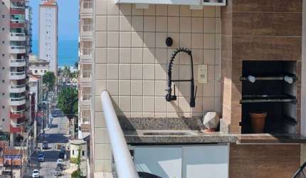 Apartamento na Guilhermina – 3 Dormitórios sendo 1 suíte, 2 Vagas – Praia Grande
