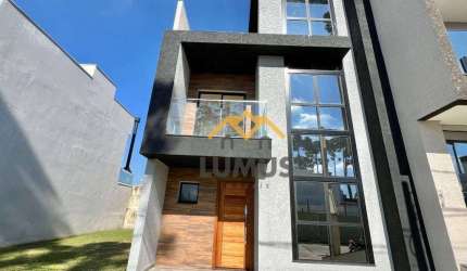 Sobrado com 3 dormitórios à venda, 130 m² por R$ 849.500,00 - Pinheirinho - Curitiba/PR