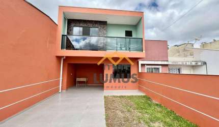 Sobrado com 3 dormitórios à venda, 120 m² por R$ 549.000,00 - Gralha Azul - Fazenda Rio Grande/PR