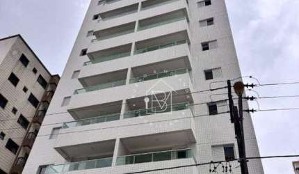 Apartamento com 2 dormitórios à venda, 62 m² por R$ 450.000,00 - Aviação - Praia Grande/SP