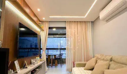 Apartamento com 3 dormitórios à venda, 118 m² por R$ 1.755.000,00 - Canto do Forte - Praia Grande/SP
