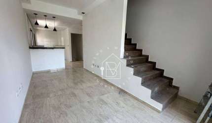 Casa duplex em condomínio com 2 dormitórios à venda, 105 m² por R$ 630.000 - Aviação - Praia Grande/SP