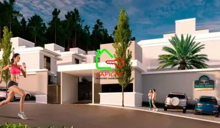 Lançamento: Villaggio de Casas em Condomínio com 3 Suítes e Lazer Completo em Vinhedo-SP no Bairro Observatório