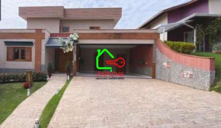 Imperdível excelente casa em condomínio em Vinhedo-SP, bairro Pinheirinho: 4 quartos, 3 suítes, 3 salas, 6 banheiros, 4 vagas, 298m².