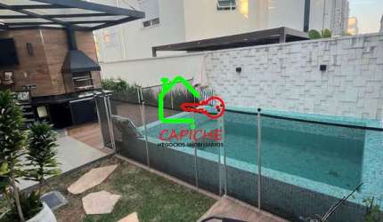 Condomínio com lazer de Resort em Vinhedo-SP: Casa com 3 suítes, 3 salas e 172m² no bairro Observatório