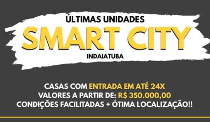 Casa com 2 Dorms em Indaiatuba, com entrada facilitada em até 24x! Em terreno de 150m2