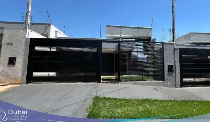 Casa à venda em Maringá, Jardim São Clemente, com 3 quartos, com 129.55 m