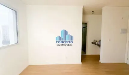 Excelente oportunidade!!! Apartamento para locação na Cidade Mooca, com 2 dormitórios, sala ampla, cozinha, banheiro, andar alto, lazer completo, com 40m2