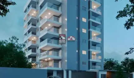 Apto Novo - Com varanda gourmet à uma quadra da praia.