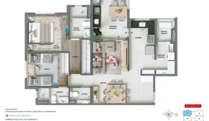 Apartamento Padrão em São José dos Campos