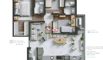 Apartamento Padrão em São José dos Campos