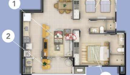 Apartamento Padrão em Lorena