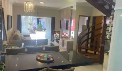 OPORTUNIDADE ÚNICA!! Sobrado Mobiliado à 250m da Praia do Massaguaçu