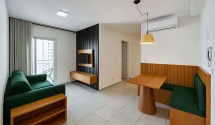 Apto Mobiliado Vila Imperial – 2 Dorms, Sacada, piscina, academia