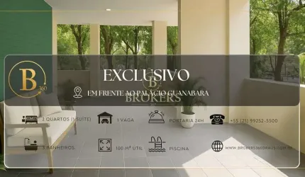 Exclusividade! Apartamento a venda na Rua Marques de Pinedo, Laranjeiras. São 100m², 2 varandas, sa