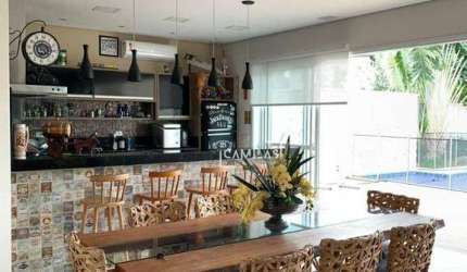 Casa com 3 dormitórios à venda, 272 m² por R$ 3.200.000,00 - Condomínio Residencial Villa Lobos - Paulínia/SP