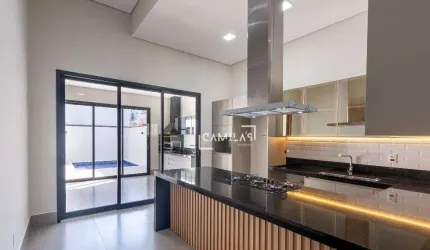 Casa com 3 dormitórios à venda, 198 m² por R$ 1.790.000,00 - Condomínio Residencial Santorini - Paulínia/SP