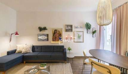 Apartamento com 1 dormitório, 50 m² - venda por R$ 560.000 ou aluguel por R$ 4.505/mês - Cambuí - Campinas/SP