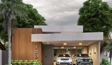Casa no Condomínio Reserva Flamboyant, em Presidente Venceslau/SP